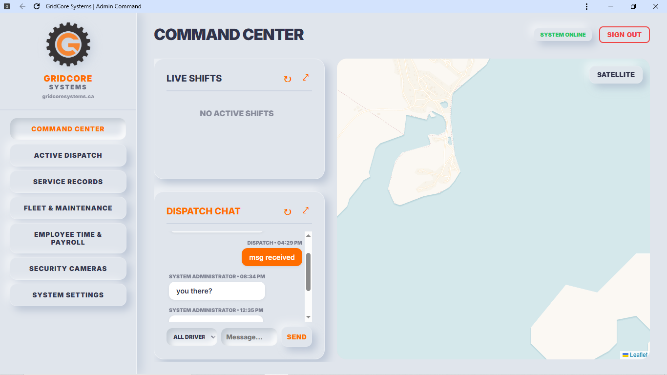 Command Center Dashboard